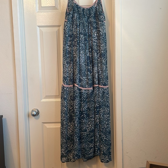 Love Stitch unique long flowy empire dress Size L - Picture 3 of 7